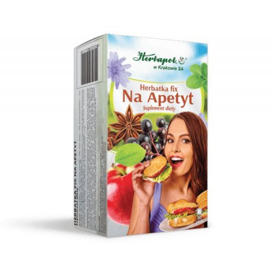 Miniaturka artykułu - Herbapol Herbatka fix Na Apetyt - 20 saszetek (31588)