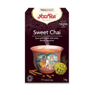 YOGI TEA Sweet Chai Słodki czaj, 17 saszetek 