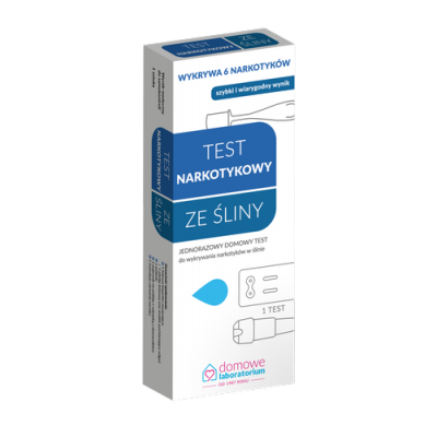 Miniaturka artykułu - Test narkotykowy ze śliny, 1 szt.