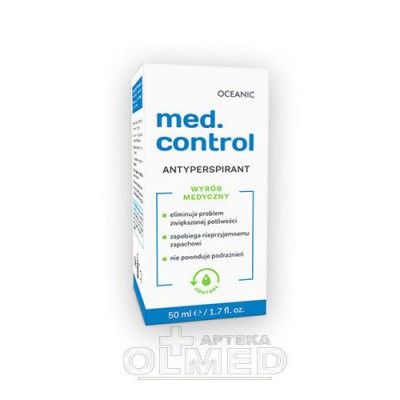 Miniaturka artykułu - MED.CONTROL Antyperspirant- 50ml