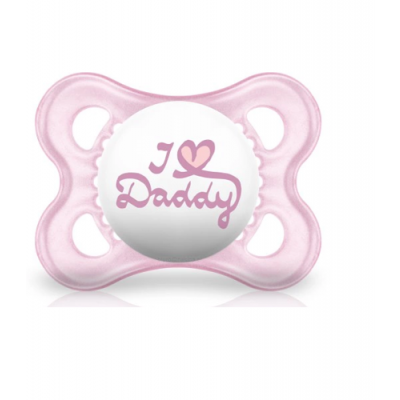 Miniaturka artykułu - MAM Smoczek uspokajający LOVE 2-6 R&Oacute;Ż Daddy