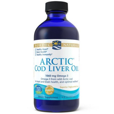 Miniaturka artykułu - NORDIC NATURALS Arctic cod liver oil Orange 237 ml
