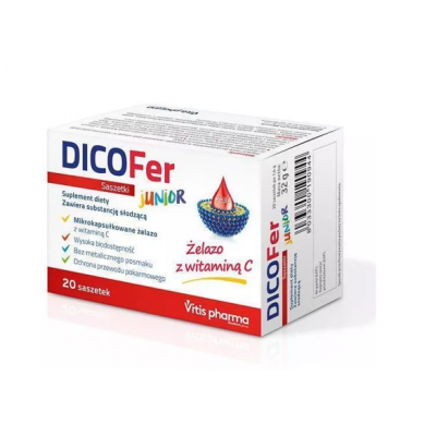 Miniaturka artykułu - Dicofer Junior, 20 sasz.