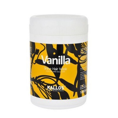 Miniaturka artykułu - KALLOS Maska do włos&oacute;w nabłyszczająca Vanilla, 1000ml