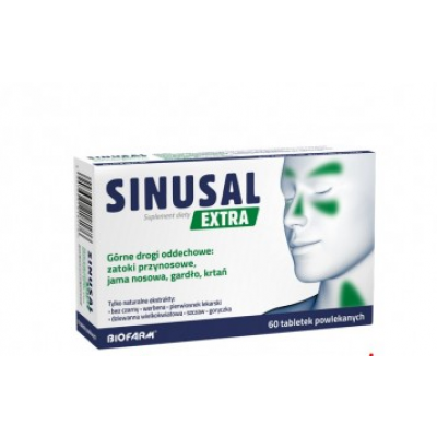 Miniaturka artykułu - Sinusal Extra, 60 tabletek
