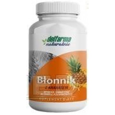 Miniaturka artykułu - DELFARMA Błonnik z ananasem - 100 tabletek