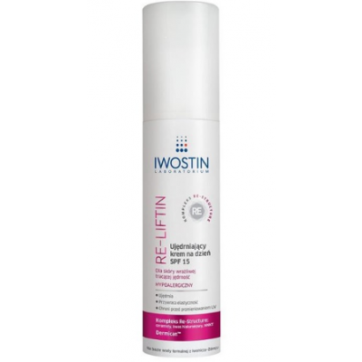 Miniaturka artykułu - IWOSTIN RE-LIFTIN Krem ujędrniający na dzień SPF 15, 40 ml