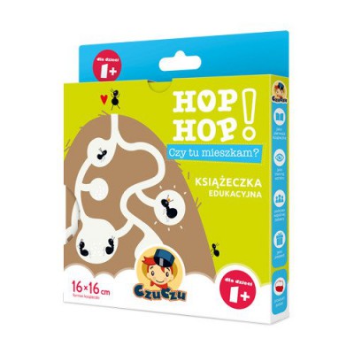 Miniaturka artykułu - CzuCzu Książeczka Hop,hop Czy tu mieszkam? 1+ - 1 sztuka