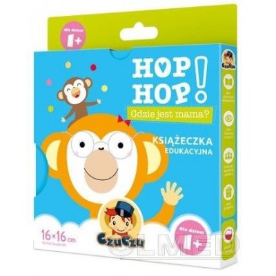 Miniaturka artykułu - CzuCzu Książeczka Hop,hop Gdzie jest mama? 1+ - 1 sztuka