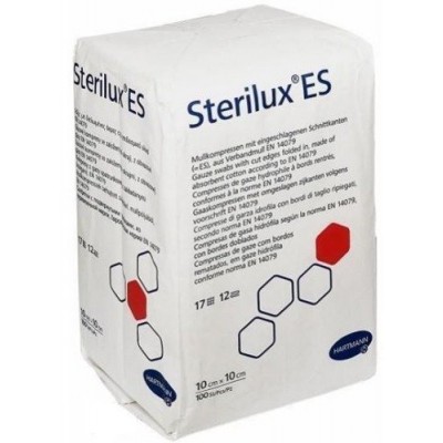 Miniaturka artykułu - Kompresy niejałowe STERILUX ES 17n 12w 10x10, 100 sztuk