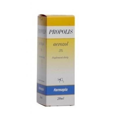 Miniaturka artykułu - Propolis 3% roztw&oacute;r aerozol - 20ml Farmapia