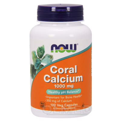 Miniaturka artykułu - NOW Coral Calcium -250 kapsułek