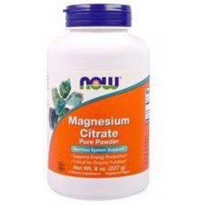 Miniaturka artykułu - NOW Magnesium Citrate Pure Powder -227g.