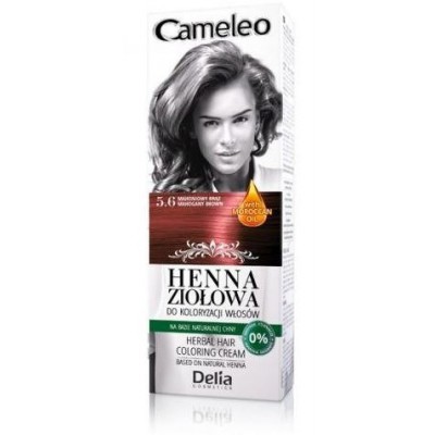 Miniaturka artykułu - DELIA CAMELEO Henna ziołowa 5.6 - 75g