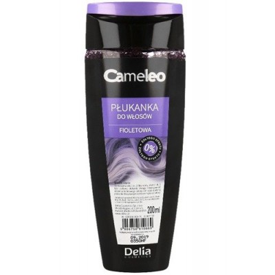 Miniaturka artykułu - DELIA CAMELEO Płukanka do włos&oacute;w fioletowa - 200ml