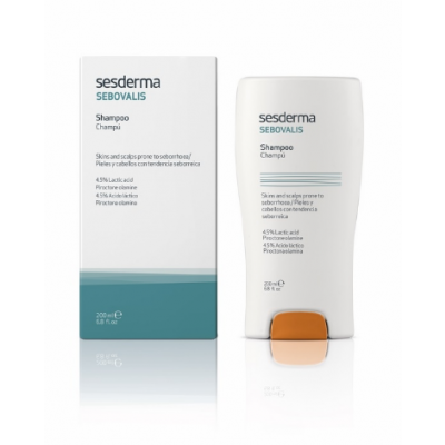 Miniaturka artykułu - SESDERMA SEBOVALIS Szampon leczniczy, 200ml