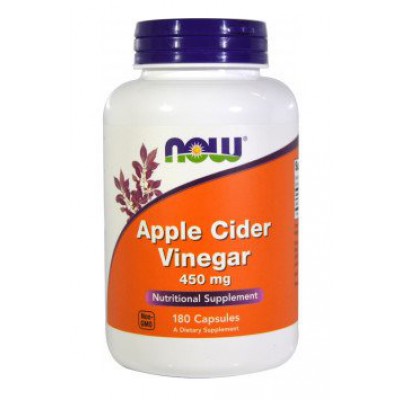 Miniaturka artykułu - NOW Apple Cider Vinegar- 180 kaps.