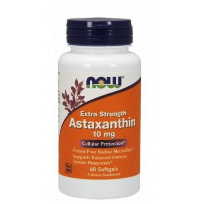 Miniaturka artykułu - NOW Astaxanthin - 60 kapsułek