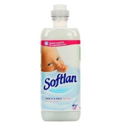 Miniaturka artykułu - SOFTLAN Płyn do płukania Weich&mild- 1l