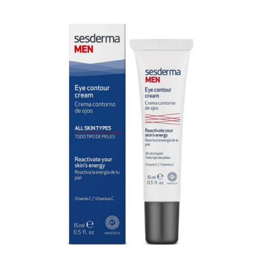 Miniaturka artykułu - SESDERMA MEN Żel pod oczy, 15ml