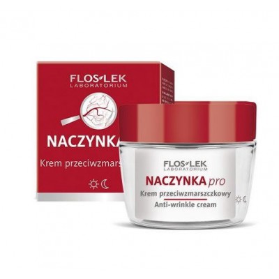 Miniaturka artykułu - FLOS-LEK NaczynkaPro krem przeciwzmarszczkowy - 50ml
