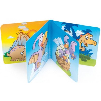 Miniaturka artykułu - CANPOLBABIES Książeczka piszcząca miękka DINOZAURY 2/083