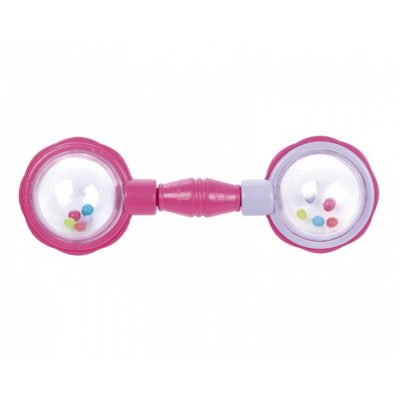 Miniaturka artykułu - CANPOL BABIES Grzechotka sztanga R&oacute;ż 2/606_pin