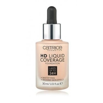 Miniaturka artykułu - CATRICE HD LIQUID COVERAGE podkład- 30ml