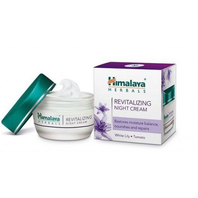 Miniaturka artykułu - HIMALAYA HERBALS Krem rewitalizujący na noc- 50g