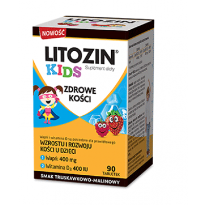 Miniaturka artykułu - Litozin Kids tabletki do rozgryzania - 90 tabletek