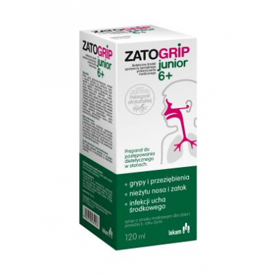 Zatogrip Junior 6+ syrop - 120 ml