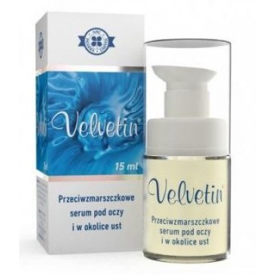 Miniaturka artykułu - VELVETIN Przeciwzmarszczkowe serum pod oczy i w okolice ust - 15ml