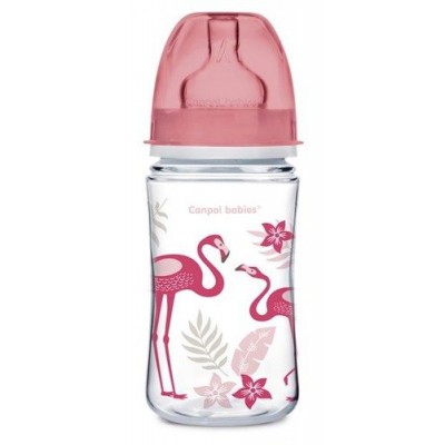 Miniaturka artykułu - CANPOLBABIES Butelka 240ml FLAMING 35/227