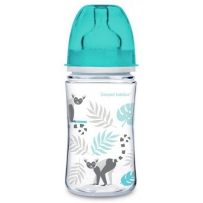 Miniaturka artykułu - CANPOLBABIES Butelka 240ml LEMUR 35/227