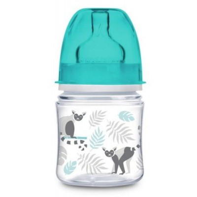 Miniaturka artykułu - CANPOL BABIES Butelka 120ml niebieski lemur 35/226