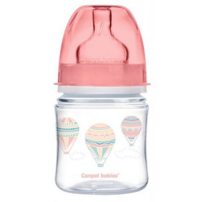 Miniaturka artykułu - CANPOLBABIES Butelka 120ml balony r&oacute;żowe 35/224