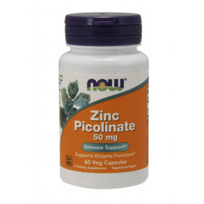 Miniaturka artykułu - NOW Zinc Picolinate - 60 kapsułek