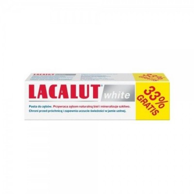 Miniaturka artykułu - LACALUT WHITE Pasta do zęb&oacute;w - 100ml