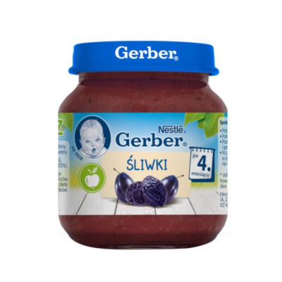 Miniaturka artykułu - Gerber śliwki po 4. miesiącu - 125 g