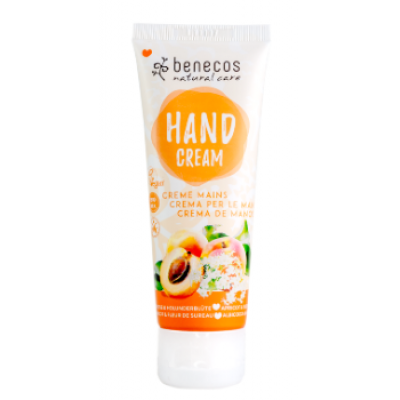 Miniaturka artykułu - Benecos krem do rąk morela/czarny bez - 75ml