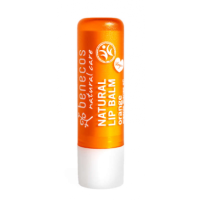 Miniaturka artykułu - Benecos balsam do ust pomarańcza 4,8g