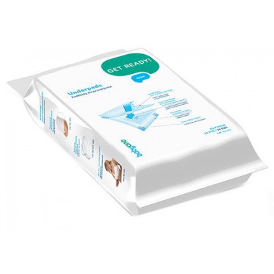 Miniaturka artykułu - BabyOno podkłady do przewijania 40x60cm - 10 szt. USZKODZONE FOLIOWE OPAKOWANIE