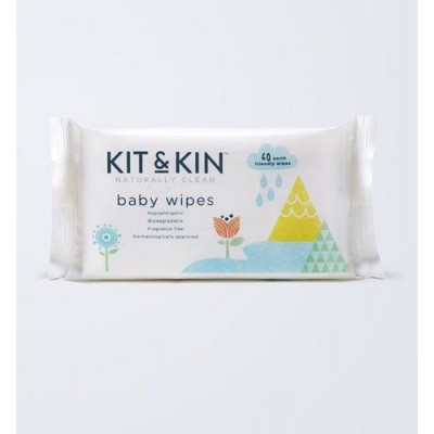 KIT&KIN Bezzapachowe chusteczki - 60szt.