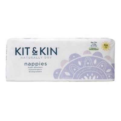 KIT&KIN Pieluchy r. 4 Maxi Plus 9- 15kg - 34 szt.