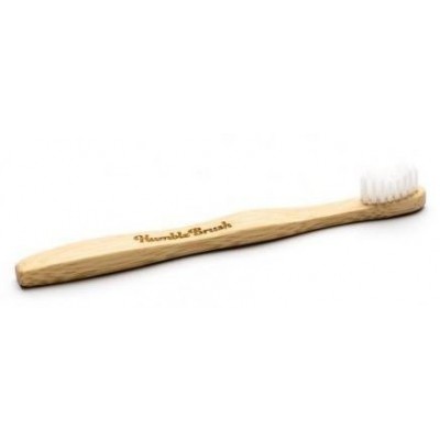 Miniaturka artykułu - HumbleBrush bambusowa szczoteczka do zęb&oacute;w dla dzieci biała