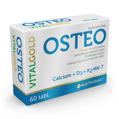 Miniaturka artykułu - Osteo VitalGold - 60tabl.