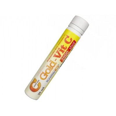 Miniaturka artykułu - Olimp Gold-Vit C&reg; 2000 shot cytryna płyn - 25ml