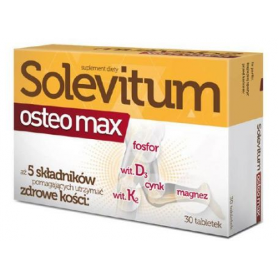 Miniaturka artykułu - Solevitum Osteo Max - 30 tabletek