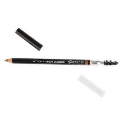 Zdjęcie produktu - Benecos Kredka do brwi ze szczoteczką ciepły brąz Gentle Brown - 1szt.