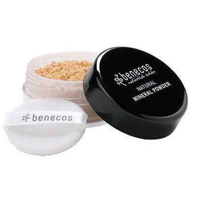 Miniaturka artykułu - Benecos Puder mineralny Medium beige - 10g